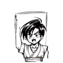 gohan tattoo design idea