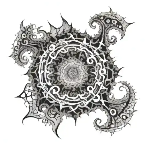 Mandelbrot Fractal tattoo design idea