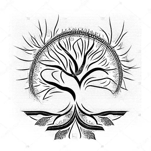 Tree of Life tattoo design idea
