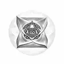 seal of solomon tattoo design idea