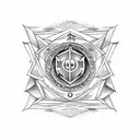 seal of solomon tattoo design idea