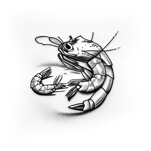 shrimp fried rice  tattoo design idea