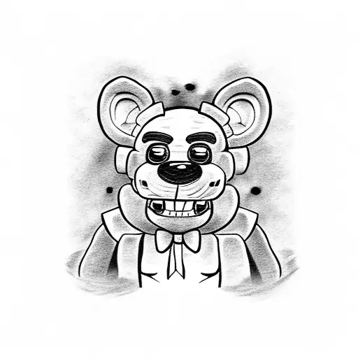 five  Nights and  freddy foxy tattoo design idea