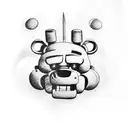 five  Nights and  freddy tattoo design idea