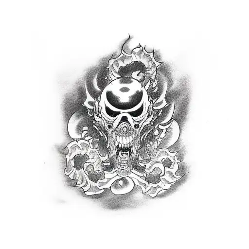 resident evil 2 tattoo design idea