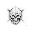 HELLo but "HELL" is written in bold and "o" is calligraphic  tattoo design idea