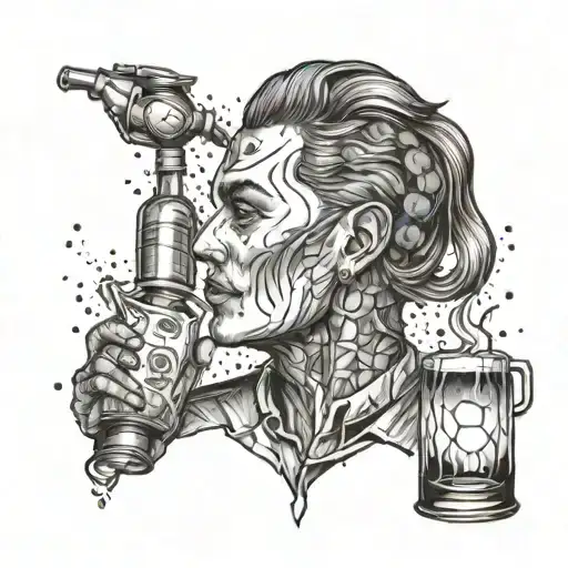 bartender tatto design tattoo design idea