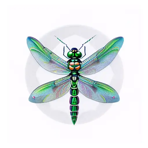 dragonfly, orchid bee, centipede, cocadas and praying mantis tattoo design idea
