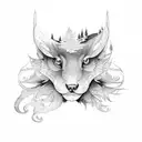 Forest Fire tattoo design idea