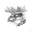 Forest Fire tattoo design idea