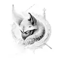 розы на бедро tattoo design idea