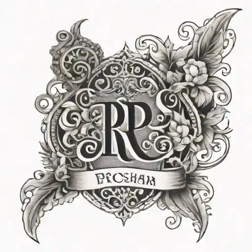 mix two name priya and roshan   tattoo design idea