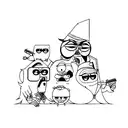 regular show mafia tattoo design idea