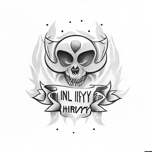 Always in my heart tattoo design idea