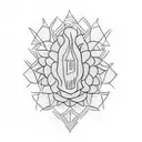 Pineapple tattoo design idea