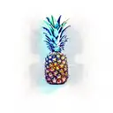 Pineapple tattoo design idea
