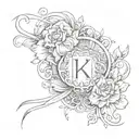 last name tattoo tattoo design idea