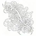 last name tattoo tattoo design idea