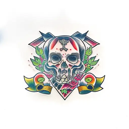 Los Santos crime tattoo design idea