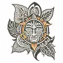 polynesian tattoo  tattoo design idea