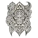 polynesian tattoo  tattoo design idea