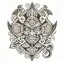 polynesian tattoo  tattoo design idea