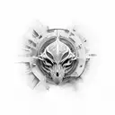 car part tattoo design idea