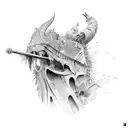 car part tattoo design idea