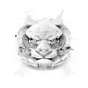 car part tattoo design idea