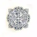 Celtic cross tattoo design idea