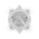 arabic family emblem tattoo design idea