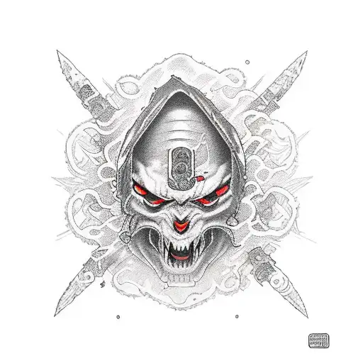 Itachi sharingan  tattoo design idea