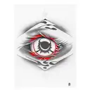 Itachi sharingan  tattoo design idea