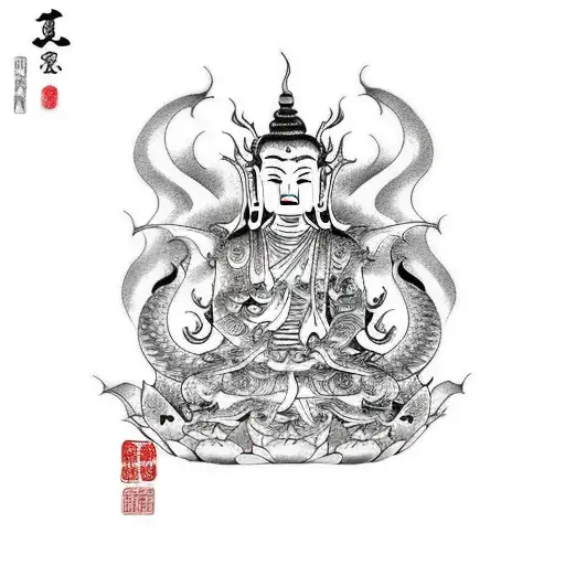 teejay:buddha-and-the-dragon-bunnha-dragon-back-piece