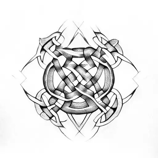 Celtic Knot tattoo design idea