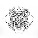 Celtic Knot tattoo design idea