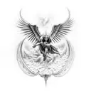 mad archangel  tattoo design idea