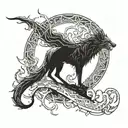 maliketh from elden ring tattoo design idea