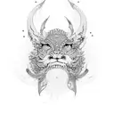 oriental tattoo design idea