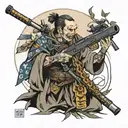 sniper tattoo design idea