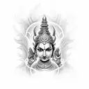 lord Vishnu mathya avatar tattoo  tattoo design idea