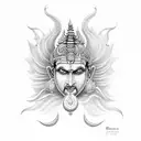 lord Vishnu mathya avatar tattoo  tattoo design idea