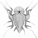 Spider-man miles morales tattoo design idea