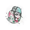 Palestinian inspired tattoo design idea