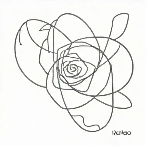 "I want a 5x5 cm tattoo on the front of my thigh. I would like it to be either a quote from a proud person or a drawing  tattoo design idea