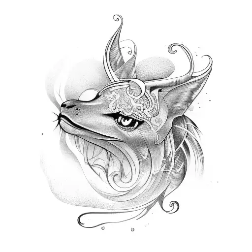 Virgo with name Elena  tattoo design idea