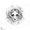 Virgo with Elena  tattoo design idea