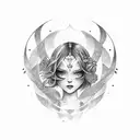 Virgo with Elena  tattoo design idea