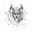 Virgo with name Elena  tattoo design idea