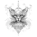 Virgo with name Elena  tattoo design idea